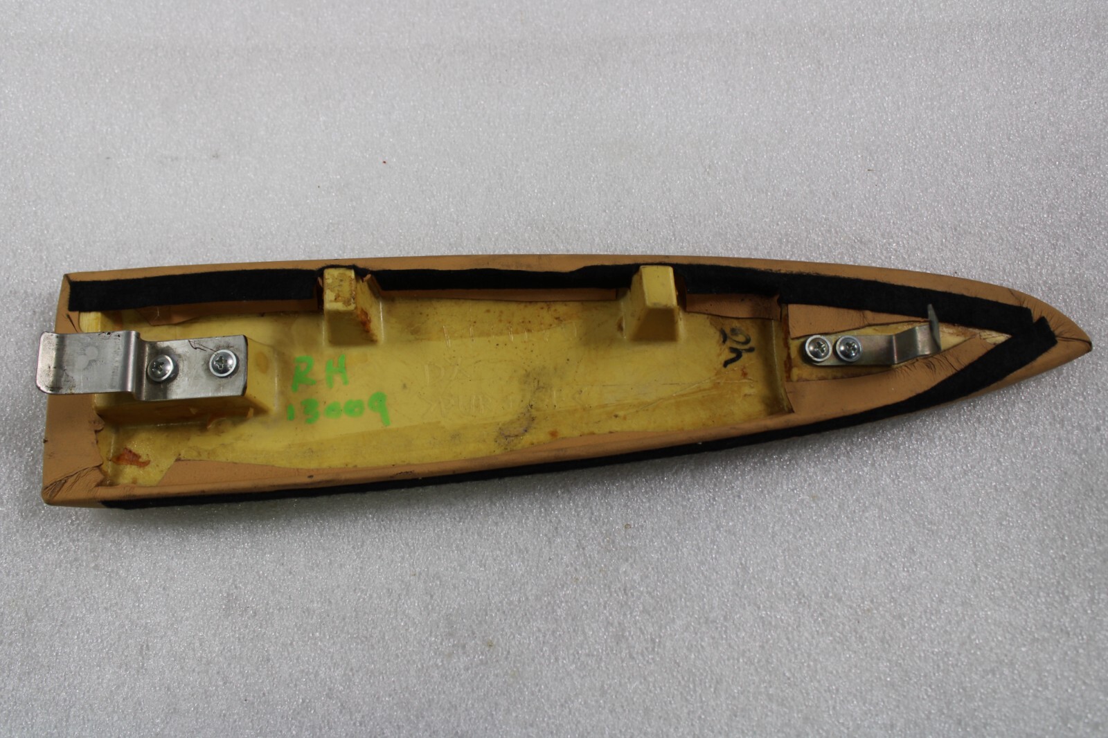 Ferrari F430, RH, Right, Door Arm Rest Trim Panel, Tan, Used, P/N 67806105