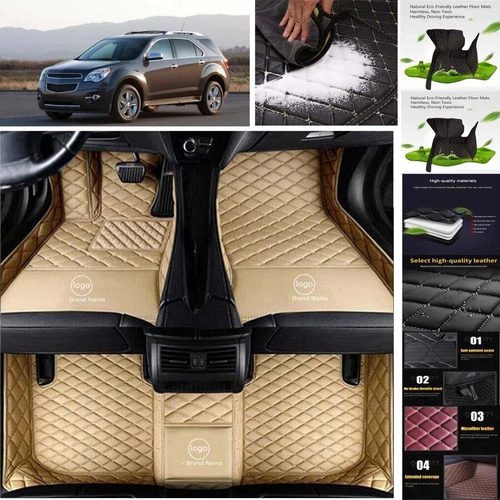 For Chevrolet Suburban Tahoe Car Floor Mats Custom Leather Auto Carpets Handmade - Foto 2 di 33