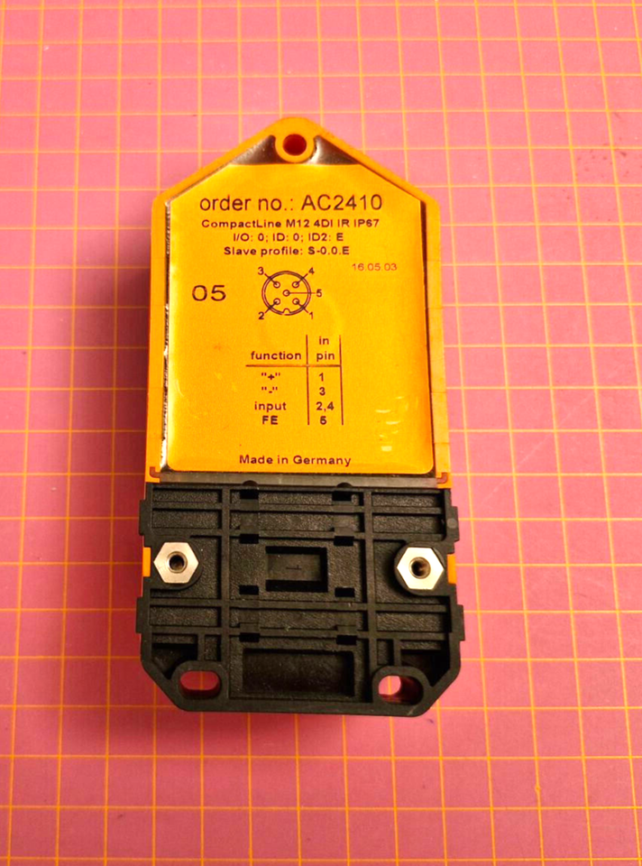 IFM AS-Interface Modul CompactLine AC2410 4DI M12 Neu ohne OVP ...