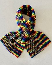 Hand Knitted multicolor scarf