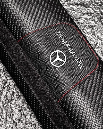 For Mercede s Benz 2pcs Car Seat Belt Cover Shoulder Cushion Pad Protector - Picture 3 of 9