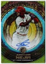 2022 Bowman Inception Prospect Auto Gold JONATHAN MEJIA #PA-JMJ #4/50 Cardinals