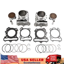 Front Rear Cylinder Barrel Jug Piston Kit for Suzuki V Strom 650 DL650 2012-2023