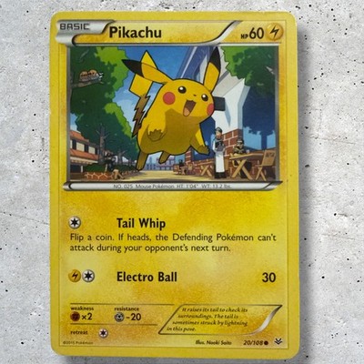 Pokémon TCG Pikachu Card 20/108 Roaring Skies (2015)   Lightly Played