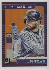 2021 Panini Donruss Diamond Kings Holo Orange Brandon Lowe #1 07rd