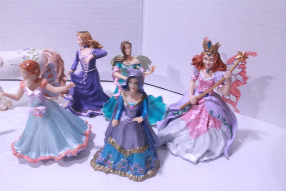 Medieval Fantasy Lot Of 10 Unicorns Fairy Horses Elves Figures Schleich Papo - Image 4 of 4