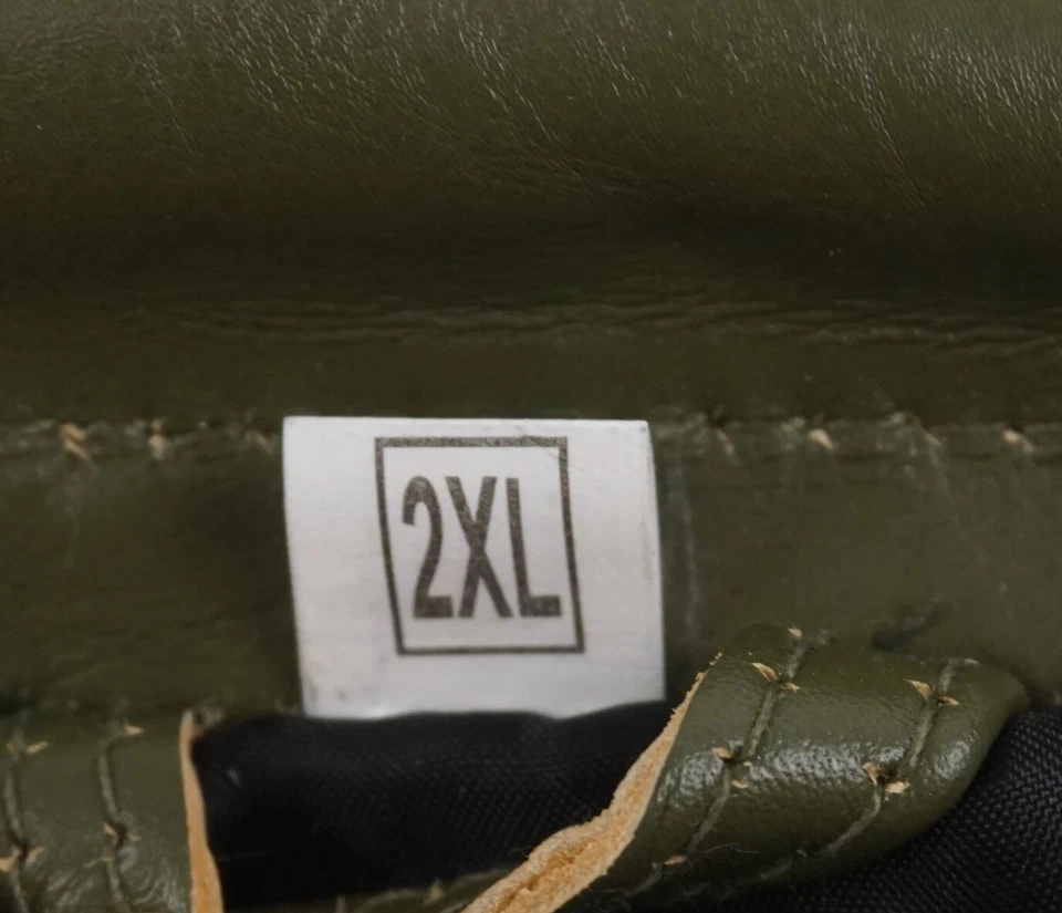 Мужская ретро искусственной кожи Moto куртка кафе гонщик мотоциклиста состаренный Slim Fit XXL - Изображение 3 из 4