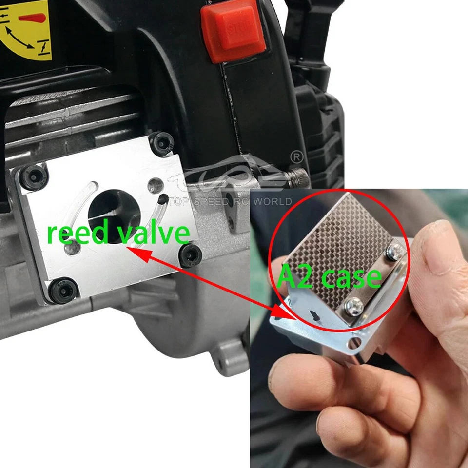 29CC 9.5HP Professional Racing Reed Case Engine IN US for 1/5 HPI LOSI 5IVE T FG - Image 3 of 4