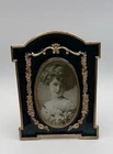Union Square Green Enamel Picture Frame Vintage 1990