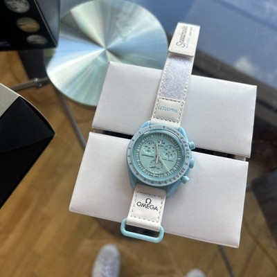 Swatch x Omega Bioceramic Moonswatch Mission To Uranus - Brand New Fast Ship