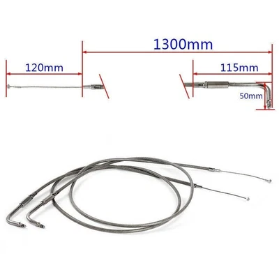 Câble d'accélérateur pour Harley Road King Glide Dyna Sportster Softail Neuf - Photo 1/4