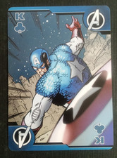Aqaurius Marvel Avengers Playing Card Captain America King Clubs