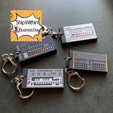 Synthesizer Goods Rhythm Machine Rubber Keychain Bass 303, PCM, PCM 909