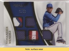 2017 Panini Immaculate Material 71/99 Yohander Mendez #IM-MZ READ n1u