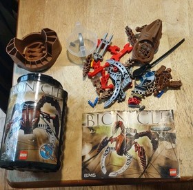 LEGO BIONICLE: Visorak Roporak (8745) Complete With Instructions In Canister