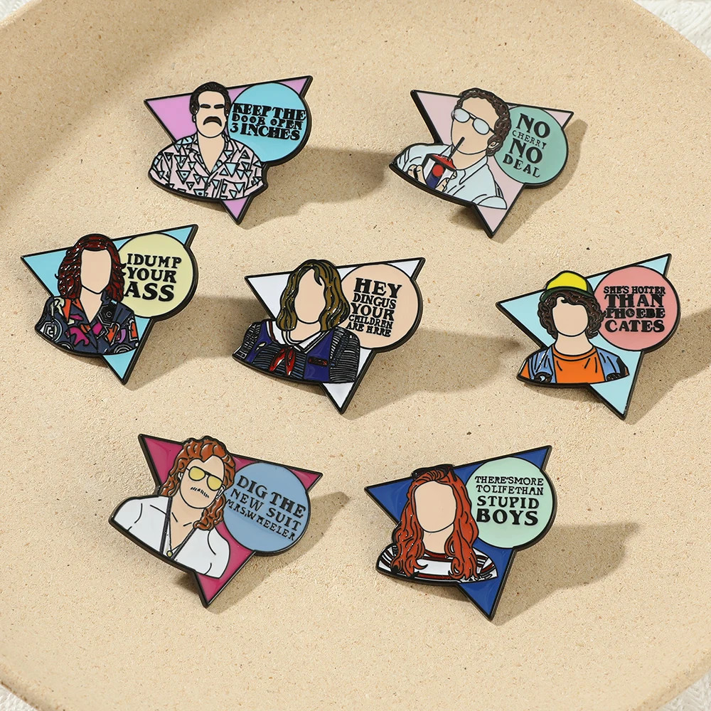 Stranger Things Metal Brooch Hellfire Character 0… - image 13