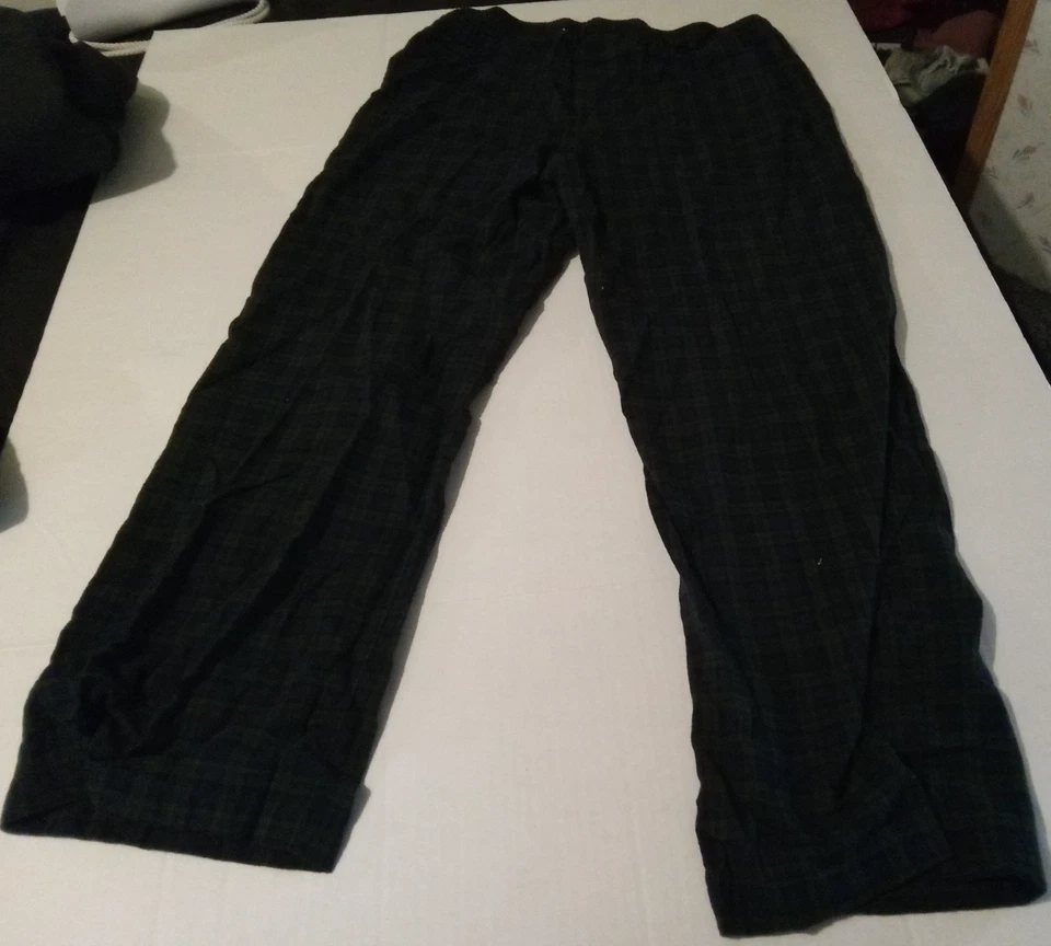 Conjunto de pijama Merona tamanho grande azul e verde algodão - Imagem 3 de 4