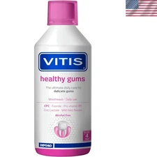 Dentaid 500ml Alcohol-Free Gingival Mouthwash for Sensitive Gums - Mint Flavor