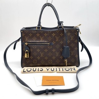 Auth LouisVuitton Monogram Navy Popincourt PM M43434 2Way Bag W/Dustbag NS040404