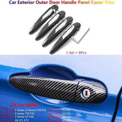 Carbon Door Handle Cover For BMW F20 F30 F34 X1 E84 X3 F25 X4 F26 X5 E70 X6 E71