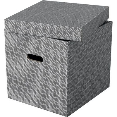 Esselte Opbergdoos 628289 cube large 36 l grijs