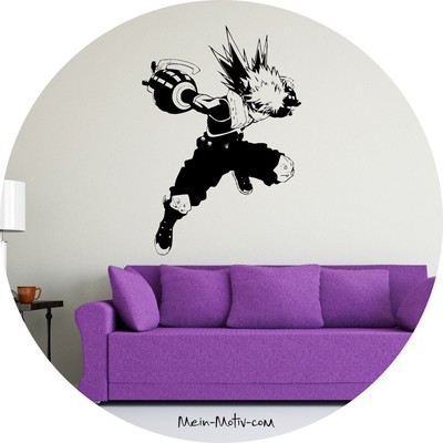 Wandtattoo My Hero Academia - Katsuki Bakugo - Aufkleber für die Wand