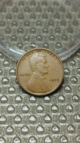 1909 VDB Lincoln Wheat Cent Penny Original VF                               D081
