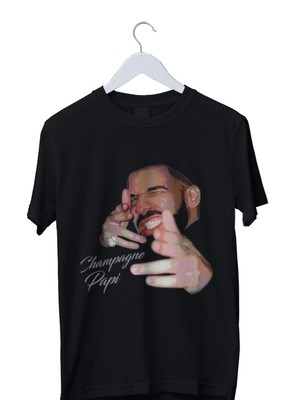 Drake Champagne Papi Grafikdruck Herren Unisex T-Shirt S M L XL 2 3 4 XL