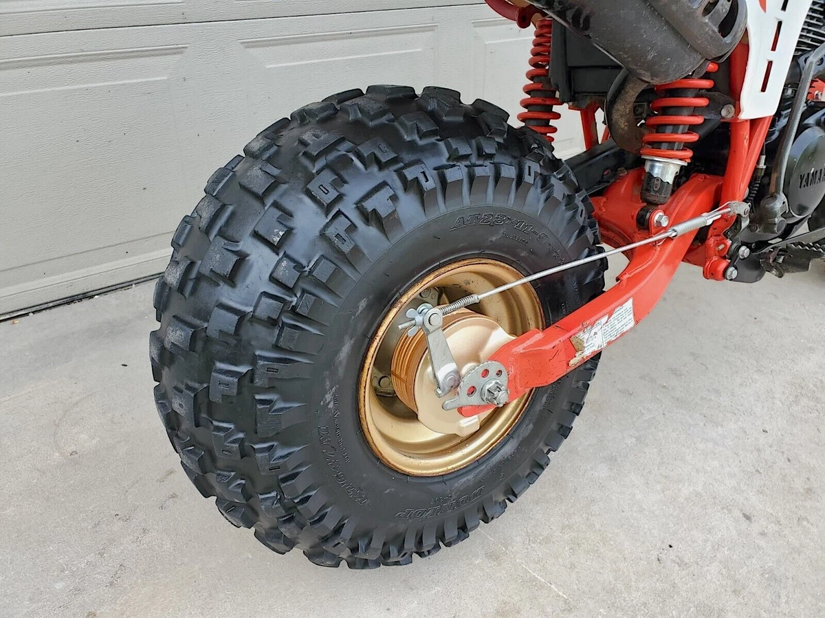 BW200 rear tire and swingarm