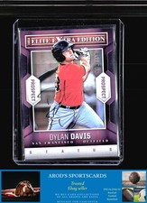 2014 Elite Extra Edition *Dylan Davis **Card #54** AUTO (RC) PURPLE #'d /150