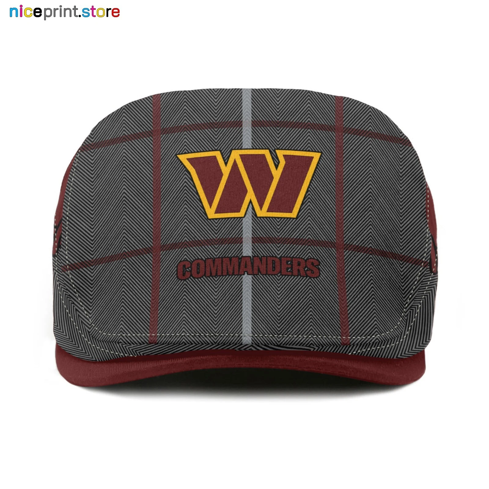 Washington Team Commanders Jeff Cap Commanders Driver Cap football Golf Cap Flat cap