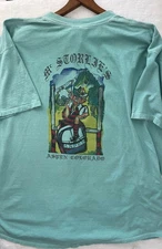 Vintage 90’s McStorlie’s Irish Pub Aspen Colorado T-shirt XXL Anvil Pigment Dyed