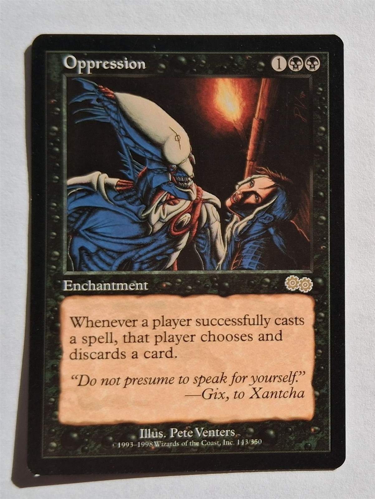 Magic MTG - Oppression - Urza's Saga - NM