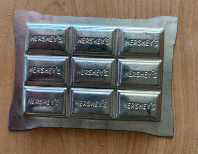 Hershey s Vintage Metal Chocolate Bar Mold Factory Display Plate Pennsylvania