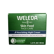 Weleda Skin Food Face Care Nourishing Night Cream 1.3 Fl Oz | 40 mL