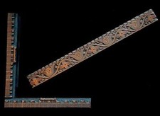 Blumenranke Galvano Druckstock Jugendstil Klischee floral ArtNouveau Druckplatte