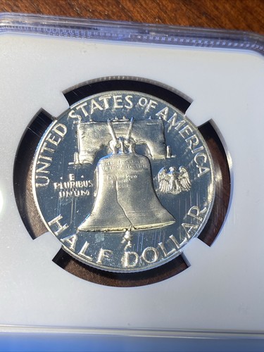 1958 Franklin Half Dollar 50C NGC PF67 - Picture 4 of 4