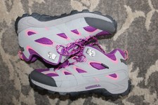 Merrell Moab 2 Unisex Youth Size 5.5 Paloma/Berry Hiking Outdoor Shoes NWOB