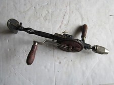 VINTAGE SHOULDER MOUNT CRAFTSMAN HAND CRANK DRILL AUGER No. 1071, Made In USA