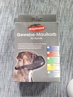 Gewebe Maulkorb, Maulschlaufe,Hunde Training,Gr.Xl, Schwarz,Weich,Gepolstert,Neu