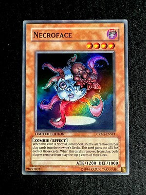 YUGIOH  NECROFACE  SUPER RARE  CRMS-ENSE1  LIMITED EDITION  VLP | eBay