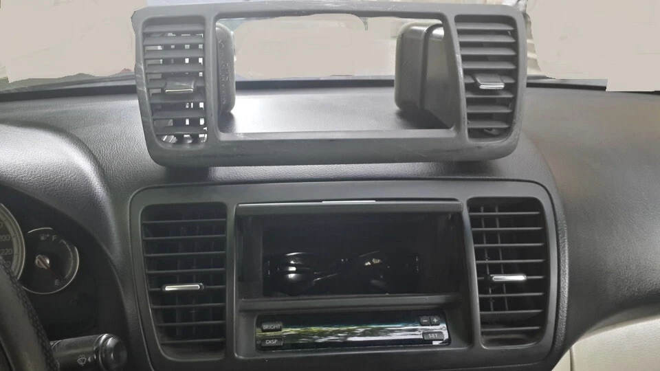 Marco bisel consola central para Subaru Legacy Outback BL 2003-2008 pestaña navegación OEM 2 Foto 4 de 4