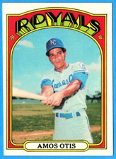 Amos Otis 1972 Topps #10 (ex) Kansas City Royals
