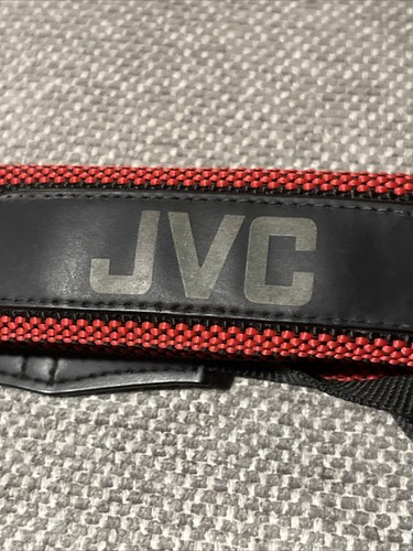 JVC Black with Red Vintage Stripes Camera Strap 1.5 Inches #007 - Picture 2 of 5
