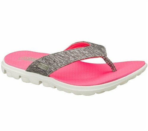 Skechers Womens On The Go Flow Sandals Flip Flops 13631/GYHP RRP Â£35 (A54) | eBay