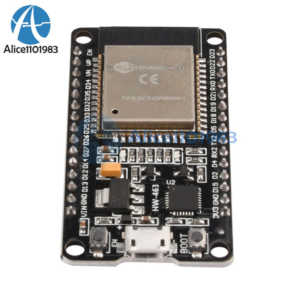 ESP32 ESP32S CP2102 Fejlesztési Panel 2,4 GHz-es Kettős Módú WiFi Bluetooth Antenna - Foto 7