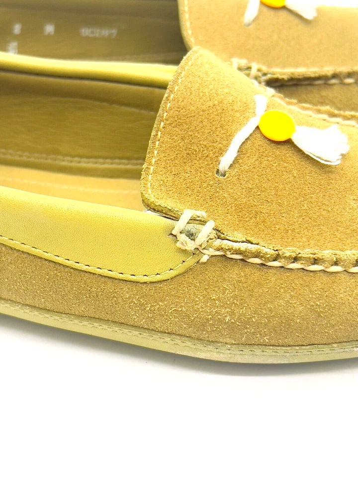 L.L. Mocasines Bean para mujer 8 M verde oliva gamuza comodidad para conducir zapatos planos Foto 4 de 4