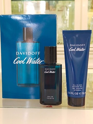 PAKET DAVIDOFF COOL WATER EAU DE TOILETTE 40 ML + SHOWER GEL 75 ML