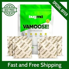 BugMD Vamoose - Rodent Pouches (4 Pack), Plant-Powered Rat.. 1 Pack, 4 Pouches..