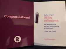 WW Weight Watchers 10 LB Weight Loss Milestone CHARM - New